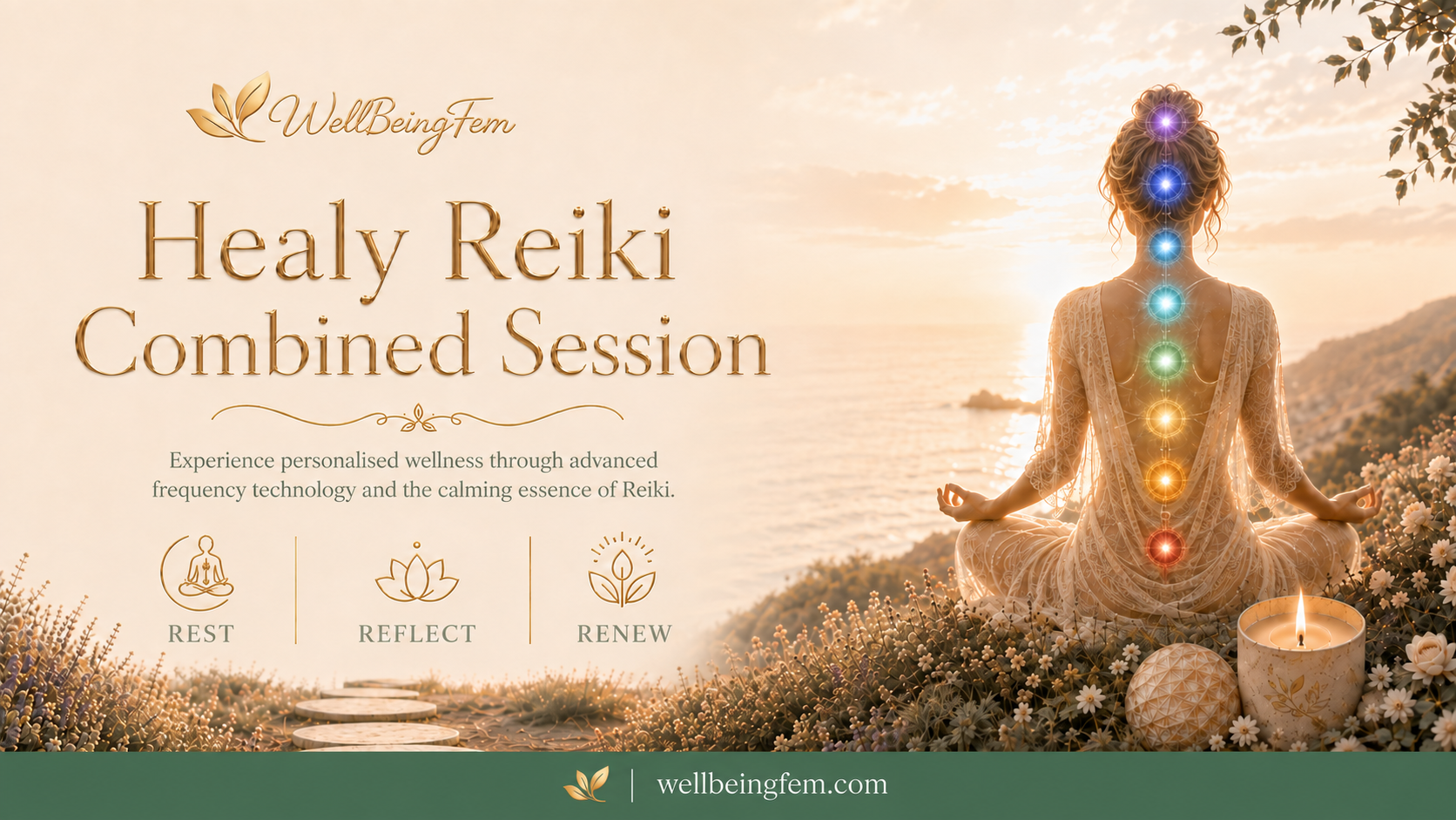 Healy Reiki Combined Session — Rest, Reflect, Renew